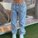 Women's High-Waisted Straight Leg Jeans - Relaxed Fit Casual Denim Pants, Comfortable Cotton Blend, Autumn Essential, Plus Size Available_ecoleips.com