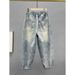 Heavy-duty Rhinestone For Women, Baggy Jeans, New Elastic High Waist, Loose Fit, Slimming, Printed Dad Jeans_ecoleips.com
