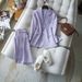 Women's Clothing warm spring healing color shimmer texture pieces heavy industry slim silhouette suit_ecoleips.com