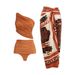 Women's One Shoulder High Waisted Bikini European American Style Swimwear For Vacation Beach_ecoleips.com