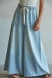 Women's Wide Leg Pants With Drawstring Elastic Waist New Washed Denim Jeans From Collection_ecoleips.com