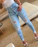 2025 Spring And Autumn New High-Waisted Denim For Women Bestselling Ripped Skinny Pants High Elastic Slimming_ecoleips.com