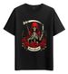 Women's T-Shirts Tshirt Muscle Freaks Santa Muerte Loose Gothic Style Y_ecoleips.com