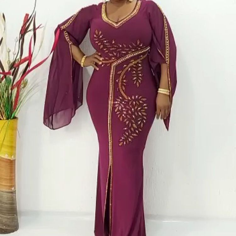 Women's Clothing Dress Large Size Elastic Long Skirt_ecoleips.com