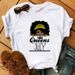European And American Clothing, Round Neck, Women's Printed Summer Short-sleeve T-shirt For Girls_ecoleips.com
