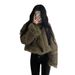 Suede-Like Faux Shearling Jacket – Oversized Zip-Up Coat (Luxury Winter Outerwear, Stand Collar, Thickened Boho Chic Style)_ecoleips.com