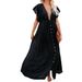 Women's Clothing Women's Beach Cover Up Long Sunscreen Cardigan Skirt Solid Color Holiday Seaside Dress_ecoleips.com