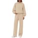 New Autumn And Winter Women's 2 Piece Casual Hooded Fleece Sweatshirt Sports Suit_ecoleips.com