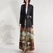 2024 New Middle Eastern Muslim Dubai Fashion Elegant Cardigan Pleated Printed Dress Abaya_ecoleips.com