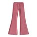 Aria Basics European Style Women's Flared Fashionable And Versatile, Loose Fit, Drawstring, Low-waist Yoga Sports Pants, American_ecoleips.com