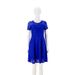 wish European And American Summer Elegant Fashion Round Neck Short Sleeve Lace Trim Dress_ecoleips.com