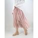 Copper Ammonia Silk Skirt, New Elastic Waist, Pearlescent Silk Soft and Smooth High Waist Versatile A-shaped Skirt_ecoleips.com