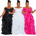 Women's Clothing Plus Size Dress High Waist Slim Temperament Banquet Evening Dress_ecoleips.com