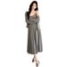 Autumn New Korean Fashion Maternity Two-Piece Dress For Pregnant Women_ecoleips.com