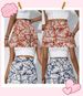 Women's Boho Tropical Leaf Print High Waist Wide Leg Pants Casual Loose Flared Trousers Elastic Waist Summer Beach Wear_ecoleips.com