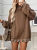 new cardigan vneck embroidered temperament black and white color matching slimming slim cardigan sweater jacket_ecoleips.com