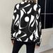 In-stock European And American Cross-border Foreign Trade Women's Printed Notched Collar Casual Long-sleeve_ecoleips.com