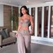 Women's Clothing sweet and spicy style sexy navel baring suspenders high waist wide leg pants suit for women_ecoleips.com