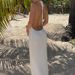 2026 European And American Cross-border Hot Girl Style New Camisole Women's Sexy Strapless Backless Knitted Long Dress_ecoleips.com