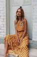 Hot Sale 2026 Spring And Summer Fashion Versatile Printed Polka Dot Crew Neck Long Dress Women's Dress_ecoleips.com