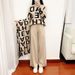 Women's Clothing Spring And Autumn New Sweater Temperament Wide Leg Pants Fashion Three Piece Suit_ecoleips.com