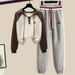 Women's Clothing Casual Suit Early Spring Sports Suit Women's Loose 2024 Spring And Autumn New Style Age Reducing Drawstring Sweatpants Two Piece Suit_ecoleips.com