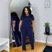 Women's Trendy Patchwork Ribbed Color Block Two Piece Set TW825 European And American Spring Summer Fashion Loose Casual_ecoleips.com