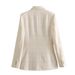 Women's textured casual fashion loose suit jacket_ecoleips.com