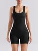 Women's Seamless Yoga Bodysuit Spring/Summer Cross Back Outdoor Running Fitness Sports Hip Lifting Yoga Shorts_ecoleips.com