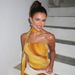 European And American Hot-Selling Women's 2025 Spring Summer New Fashion Printed Slim-Fit Tube Spicy Girl Ruched Top_ecoleips.com