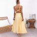 Women's Clothing New Suspenders Pressed Satin Suspenders Elegant Sexy Banquet Dress_ecoleips.com