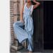 Women's Clothing Summer New Women's Loose Side Pocket Sleeveless Ladies Denim Overalls_ecoleips.com