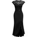 Women's Clothing Women's Lace Dress Evening Dress Bridesmaid Hip Fishtail Skirt_ecoleips.com