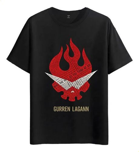 Women's T-Shirts T-shirt Muscle Freaks Gurren Lagann Anime Manga Style_ecoleips.com