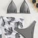 2025 New European And American Style Backless Triangle Swimsuit For Women, Tie-Strap Beach Bikini Ins_ecoleips.com