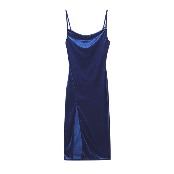 New Spring/Summer Fashion Sexy Slim Fit Split Strap Dress For Women_ecoleips.com