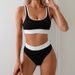 New Sports Bikini Set Fashion Casual Split Swimsuit Women European And American Export Cross Border Factory_ecoleips.com