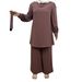 Verve Dubai Loose Casual Muslim Sets 2335+9003_ecoleips.com