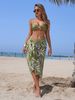 Women's Three Piece Bikini Swimsuit Set Beach Vacation Printed Hot Spring Swimwear New Style_ecoleips.com