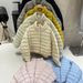 girl Girl 2025 New Korean Style Puff 90 White Duck Rib Down Jacket For Women Fashion Double Collar Warm Thick Versatile Coat_ecoleips.com