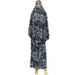 New Printed Short Skirt Two-Piece Set Worship Robe Fashionable Elegant Dress_ecoleips.com