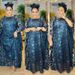 Foreign Trade Women's Clothing Cross-border Hot-selling Shiny Water-soluble Lace Robe Middle Eastern Abaya Long Dress_ecoleips.com