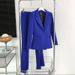 In-stock European And American 2022 Autumn New Style Women's Blazer With Back Slit, Elegant Commuting Slim Fit,_ecoleips.com