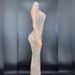 Women's Clothing Sexy Shiny Rhinestone Silver Dress Plus Size Women's Evening Dress Halter Neck Long Dress Sleeveless_ecoleips.com