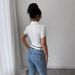 European And American Cross-border White Short-sleeve Women's Shirt, Short Style, 2026 Summer New Model, Slim Fit,_ecoleips.com