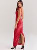 Mozision Bows Lace Sexy Maxi Dress For Women Fashion Sleeveless Backless Bodycon New Year's Birthday Club Party Long Dress_ecoleips.com