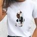 European And American Cross-border Foreign Trade Women's Fashion Urban Girl Round-neck Printed Short-sleeve T-shirt Top_ecoleips.com
