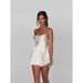 2024 Summer New European And American Hot Sexy Slim Fit Backless Solid Color Strap Dress Short Style_ecoleips.com