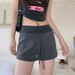 2025s Angora Red High-Waisted Casual Sports For Women Summer 2025 New Style Petite Slim Fit Hot Pants Straight Shorts_ecoleips.com