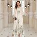 Women's Clothing Muslim Robe Leopard Print Diamond Beaded Arabic Dress_ecoleips.com